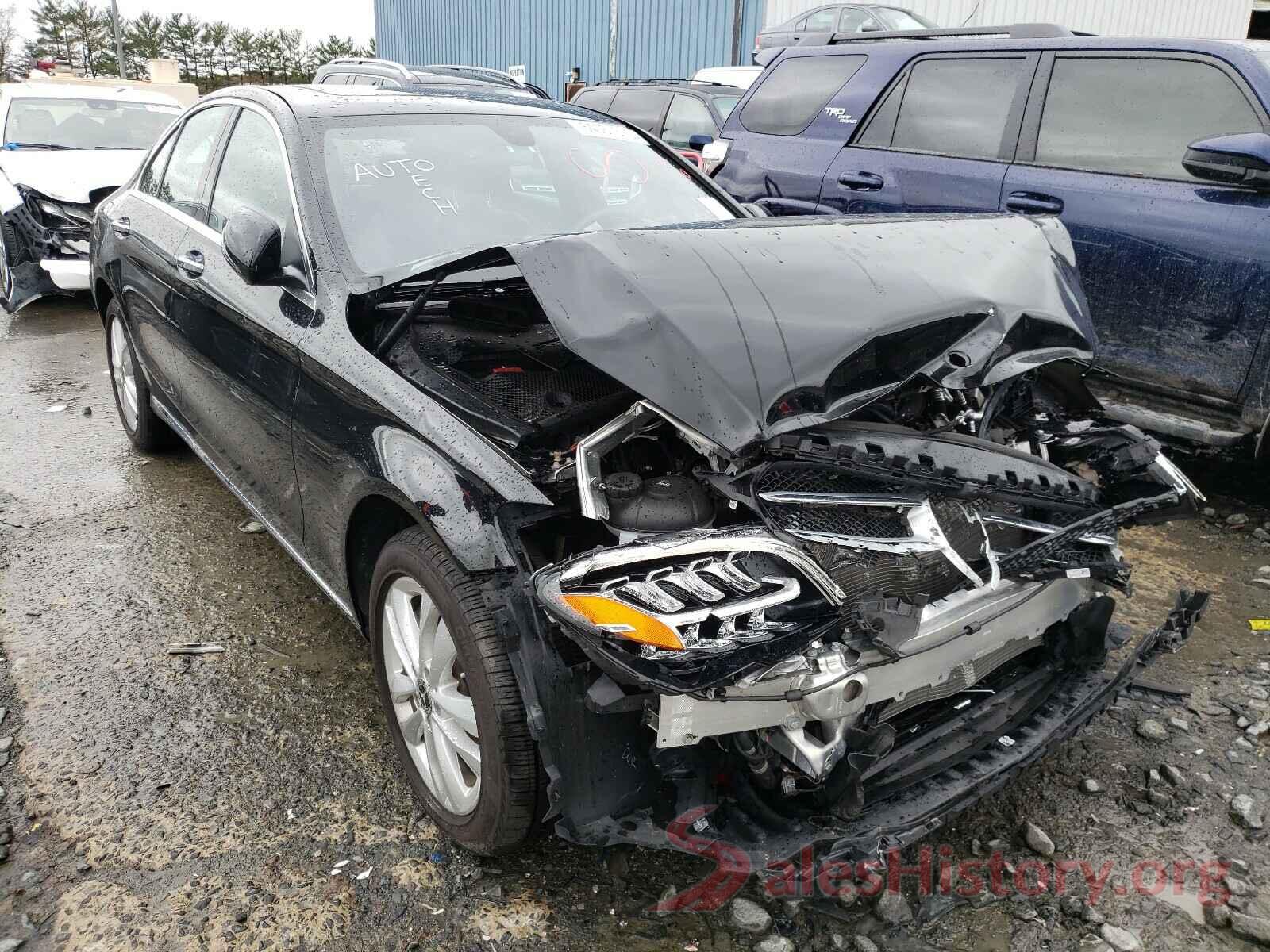 55SWF8EB6KU288854 2019 MERCEDES-BENZ C CLASS