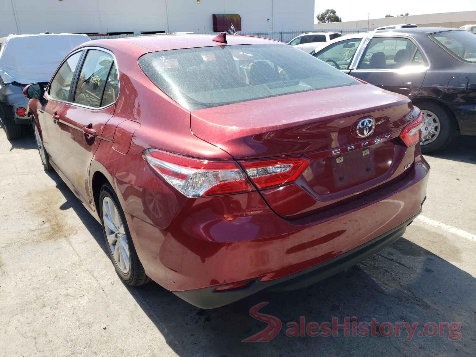 4T1B11HK0KU755805 2019 TOYOTA CAMRY