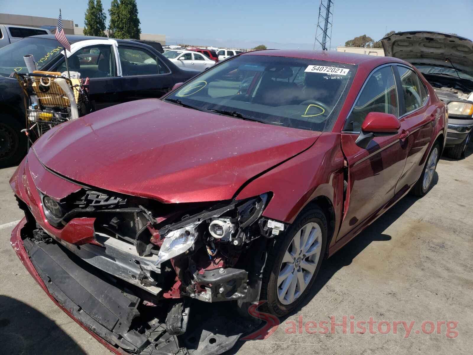 4T1B11HK0KU755805 2019 TOYOTA CAMRY