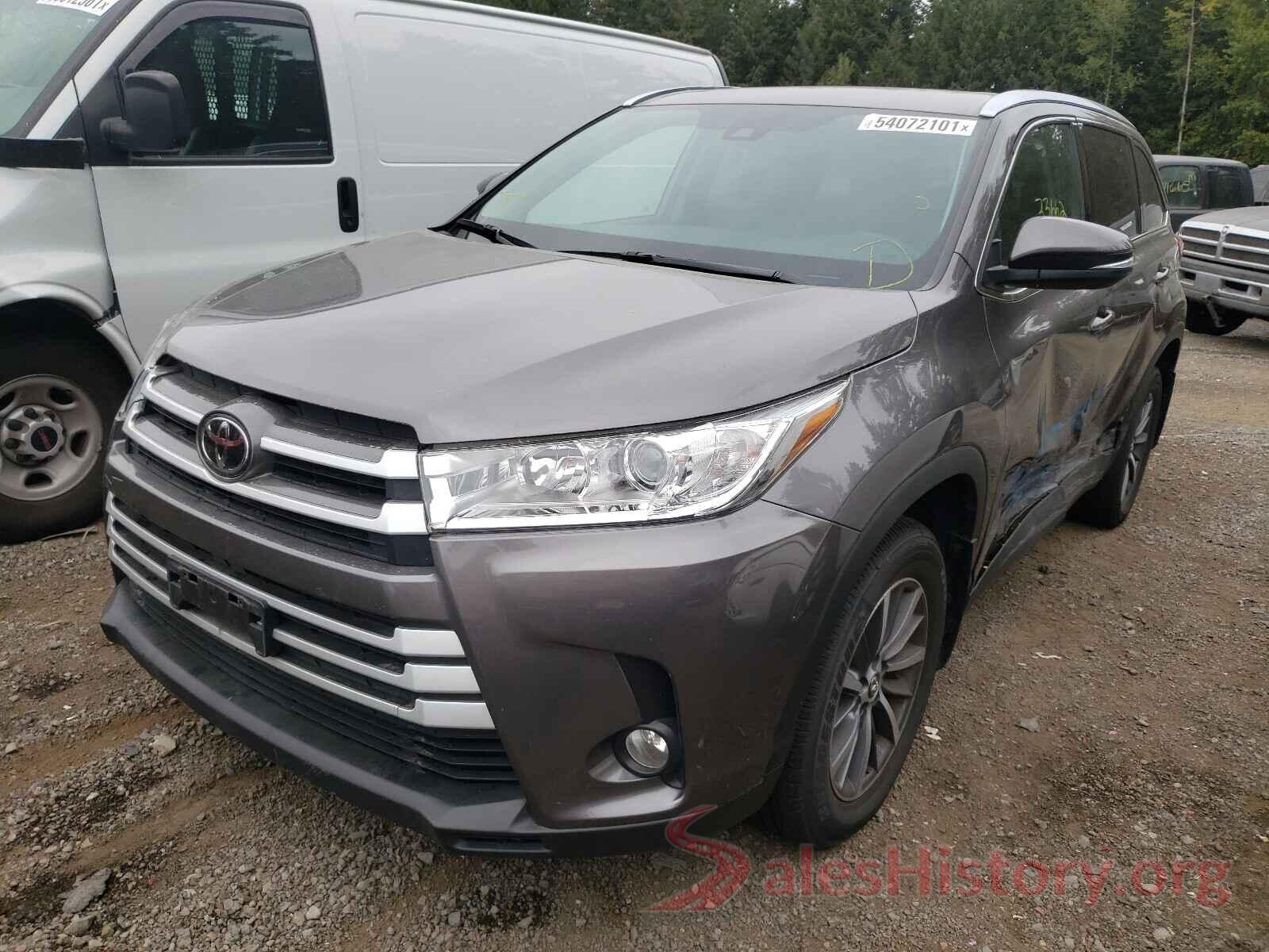 5TDJZRFHXKS916826 2019 TOYOTA HIGHLANDER