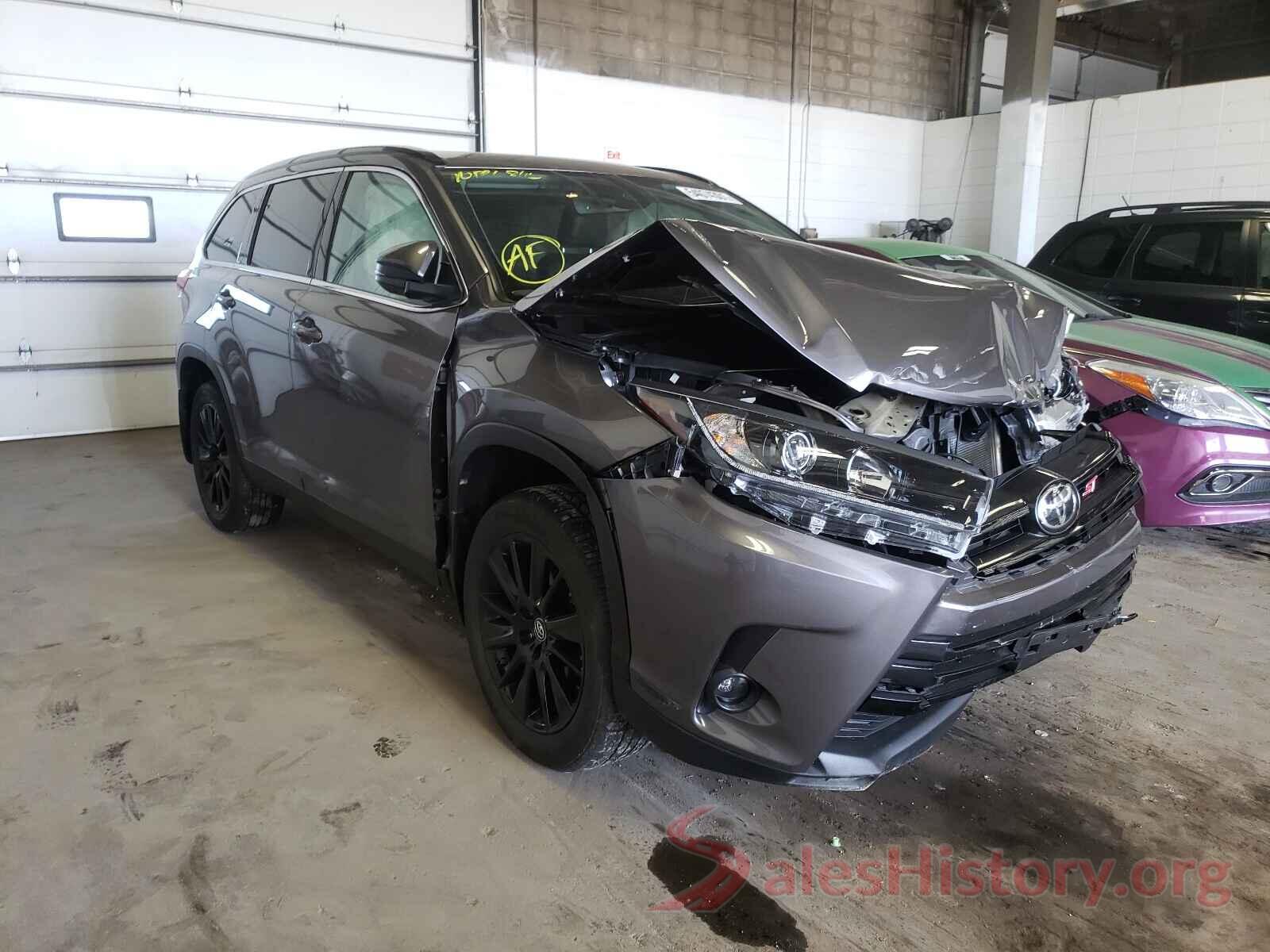 5TDJZRFH6KS608407 2019 TOYOTA HIGHLANDER