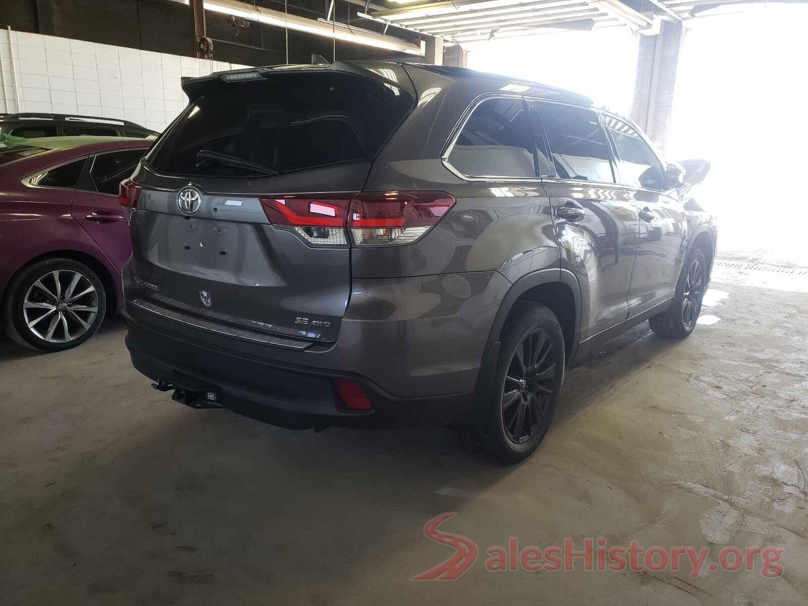 5TDJZRFH6KS608407 2019 TOYOTA HIGHLANDER