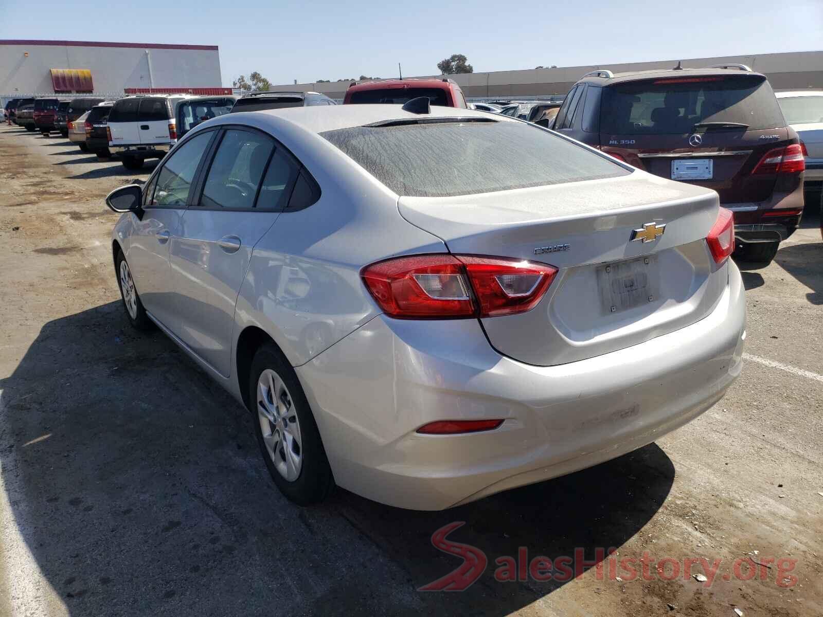 1G1BJ5SMXK7105974 2019 CHEVROLET CRUZE