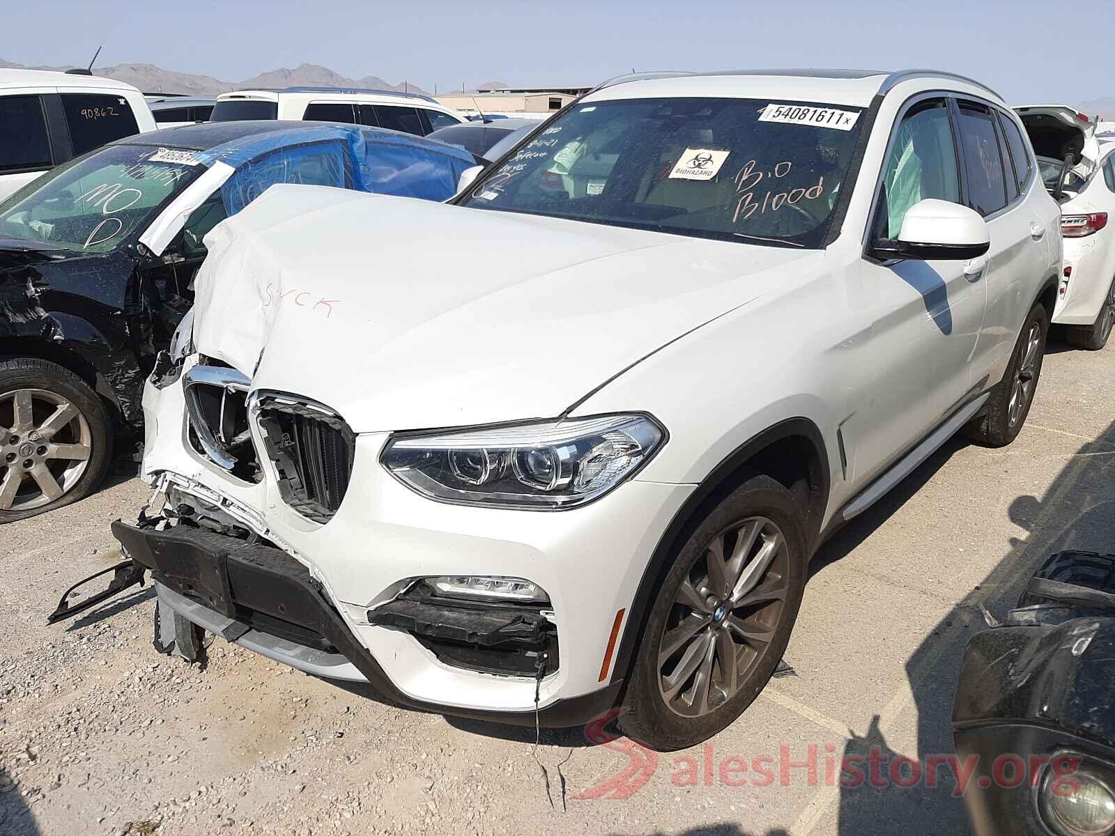 5UXTR9C51KLD97624 2019 BMW X3