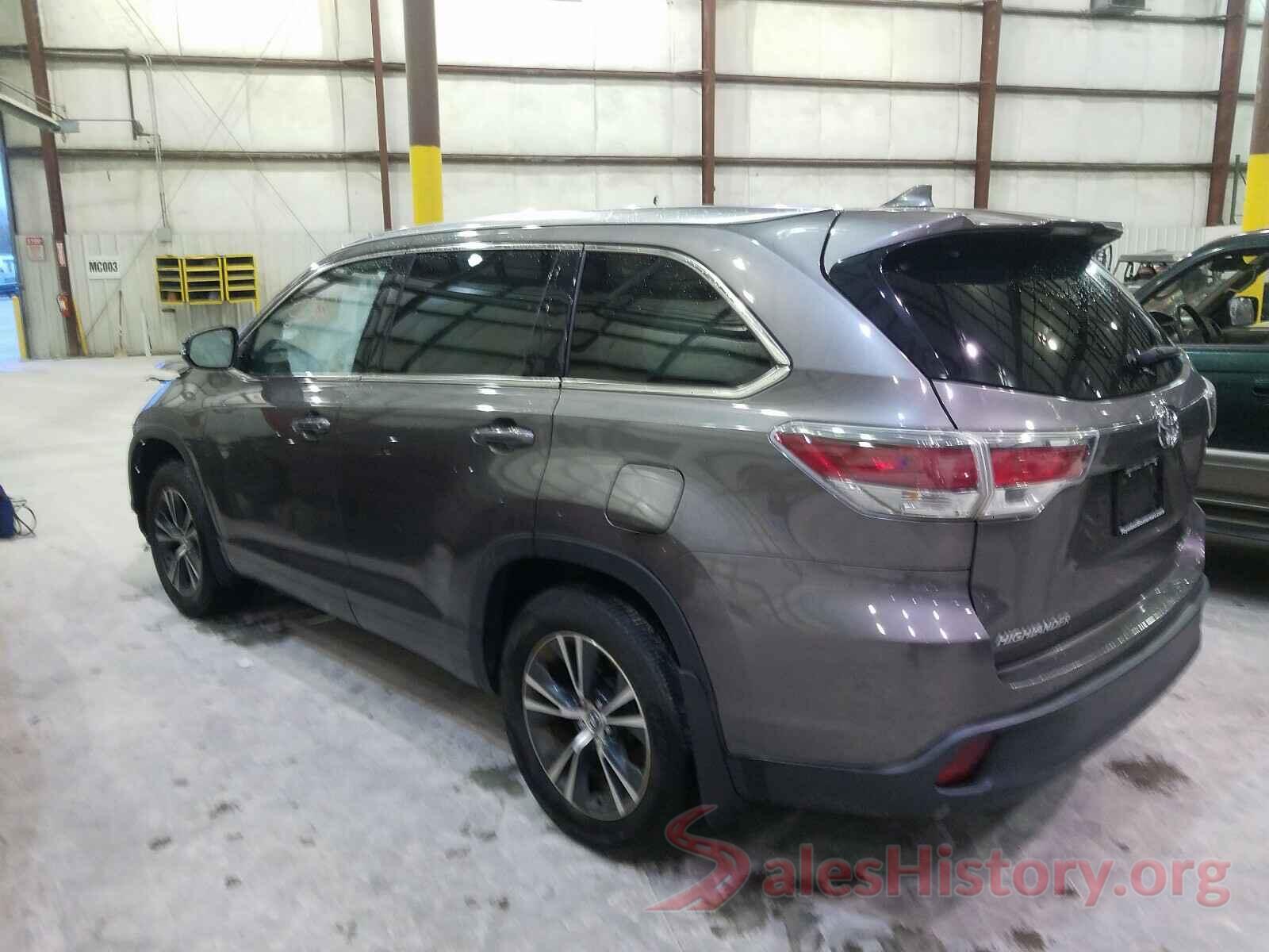 5TDJKRFH2GS264926 2016 TOYOTA HIGHLANDER