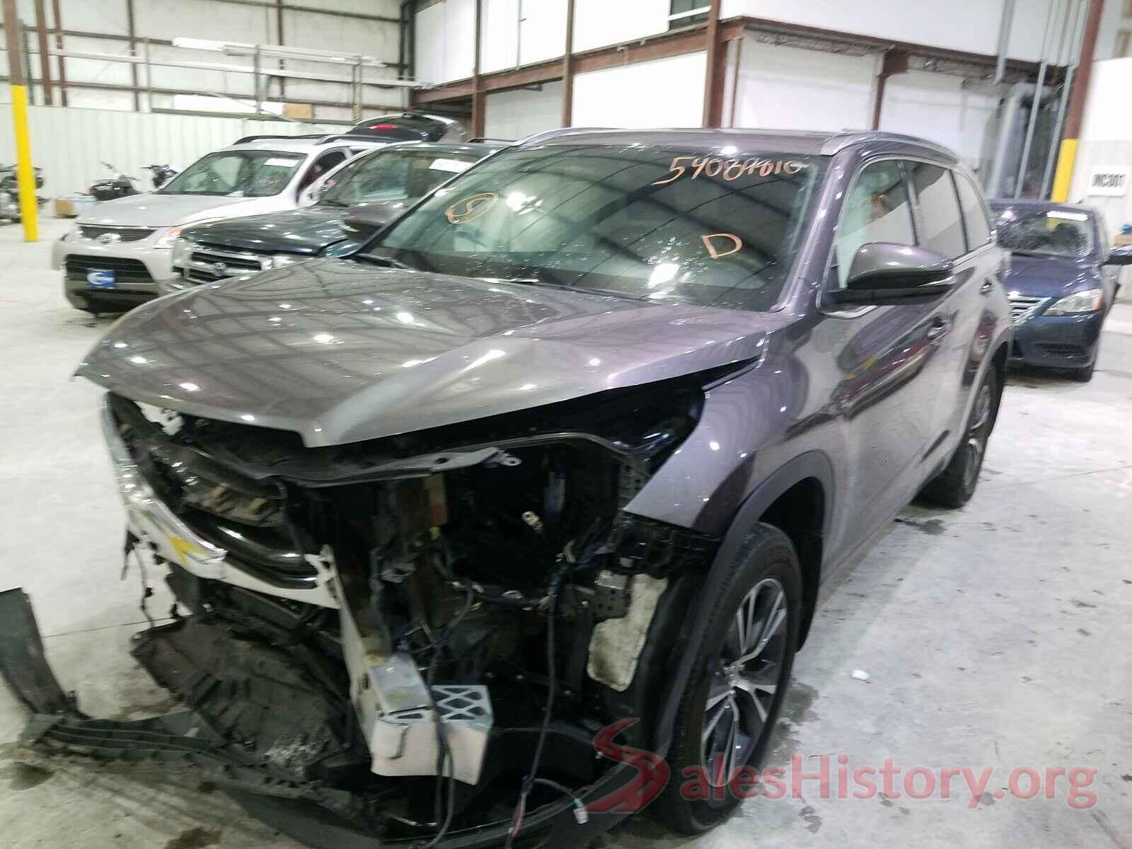 5TDJKRFH2GS264926 2016 TOYOTA HIGHLANDER