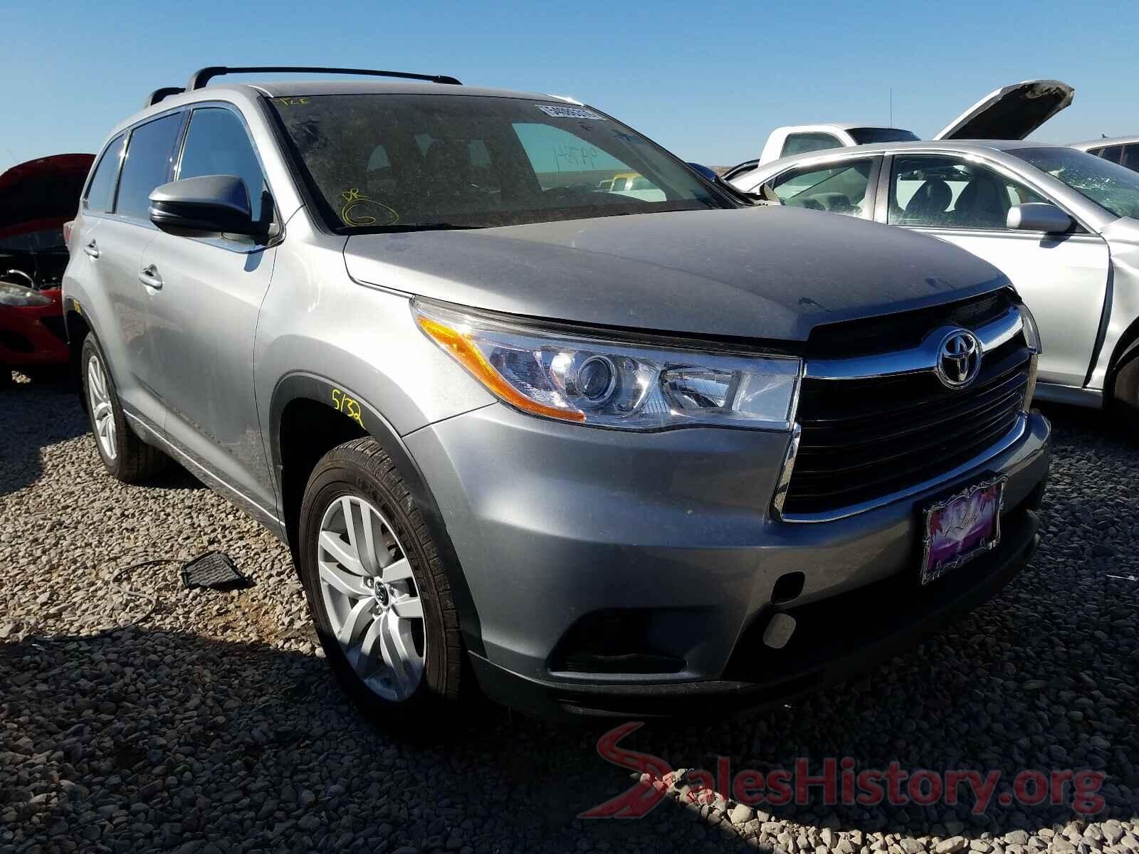 5TDBKRFH4GS264009 2016 TOYOTA HIGHLANDER