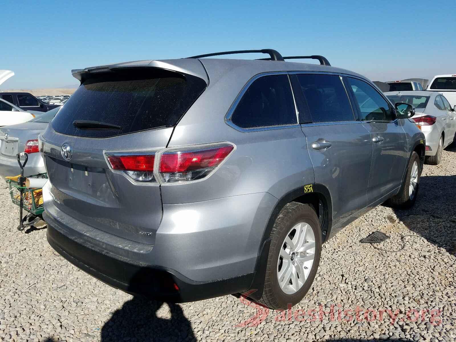 5TDBKRFH4GS264009 2016 TOYOTA HIGHLANDER