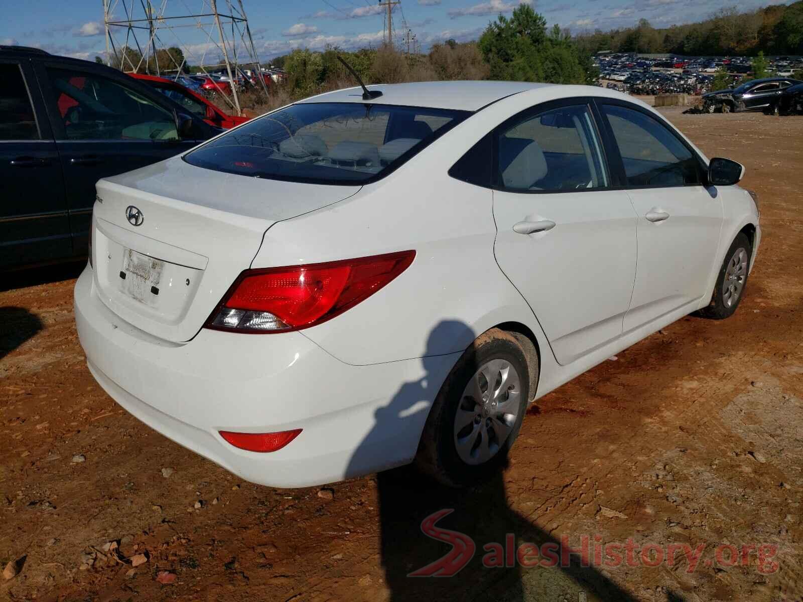 KMHCT4AEXGU944876 2016 HYUNDAI ACCENT