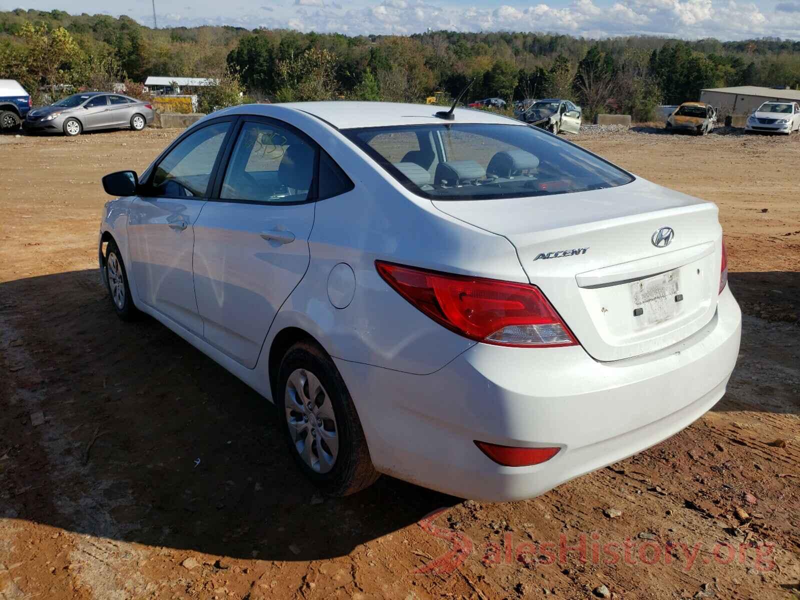 KMHCT4AEXGU944876 2016 HYUNDAI ACCENT