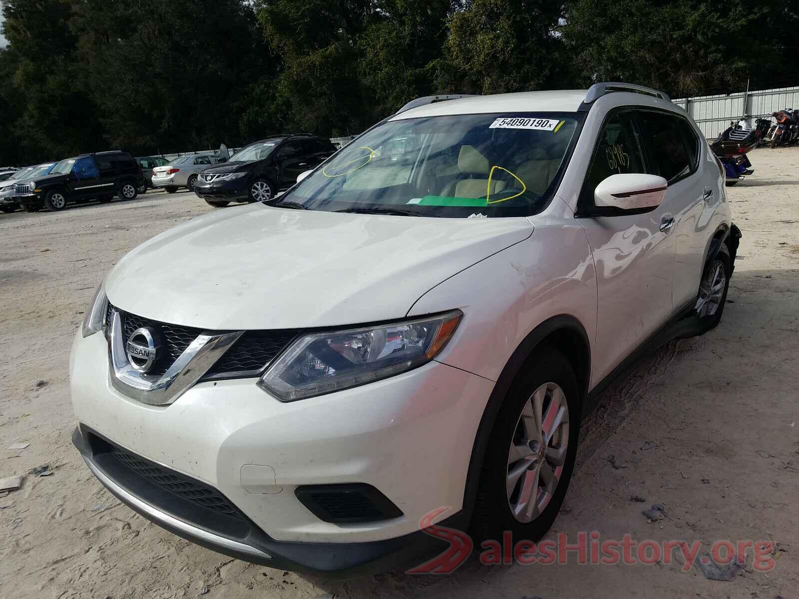 KNMAT2MT5GP656627 2016 NISSAN ROGUE