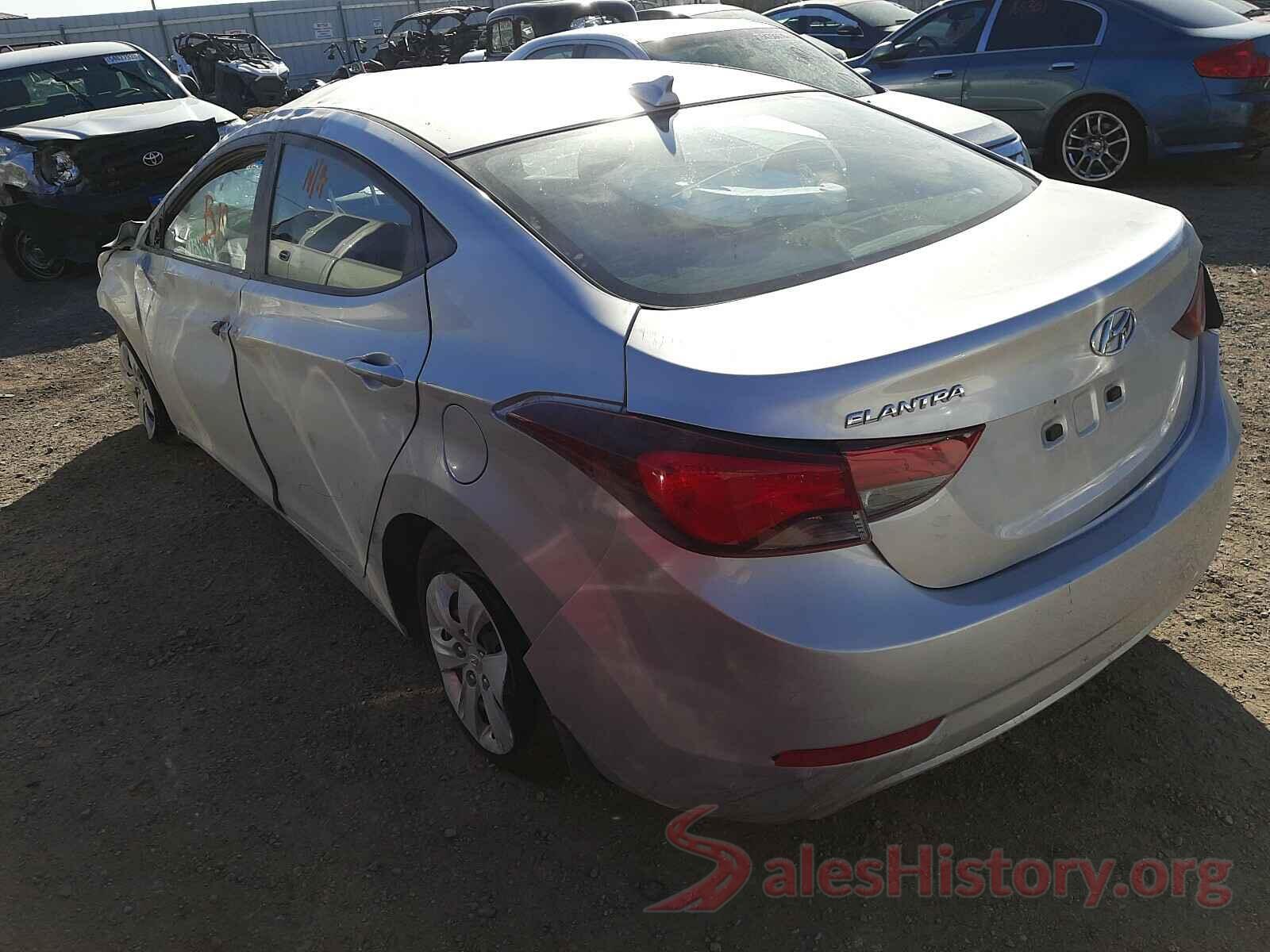 5NPDH4AE8GH721725 2016 HYUNDAI ELANTRA