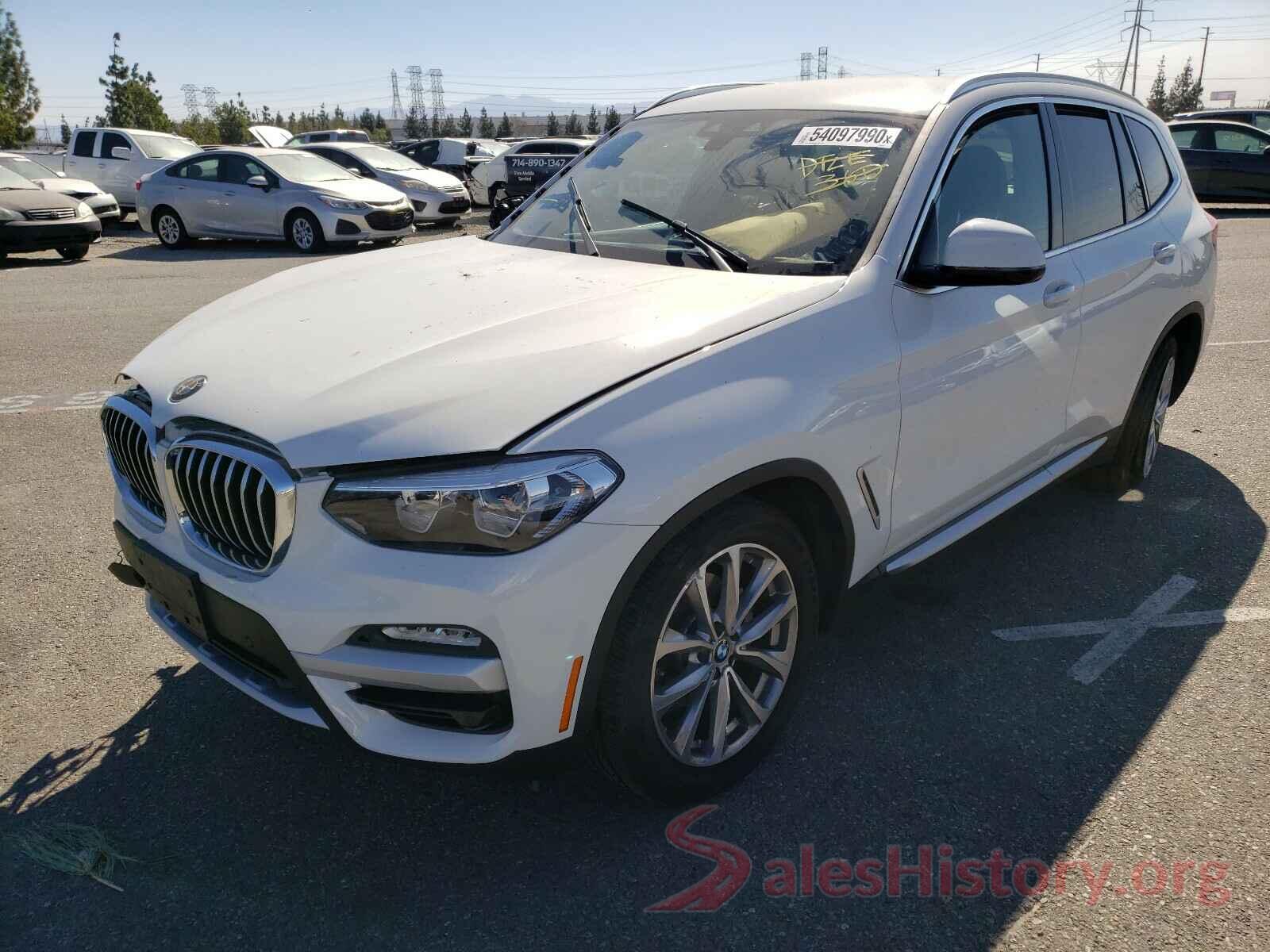 5UXTR7C56KLR53587 2019 BMW X3