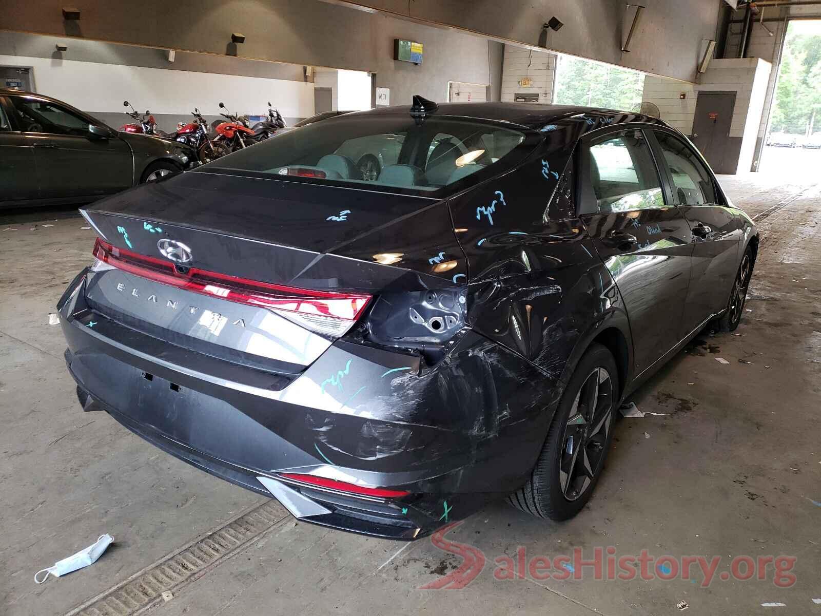 5NPLN4AG0MH018508 2021 HYUNDAI ELANTRA