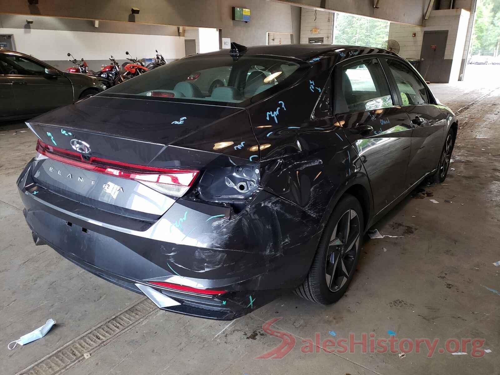 5NPLN4AG0MH018508 2021 HYUNDAI ELANTRA