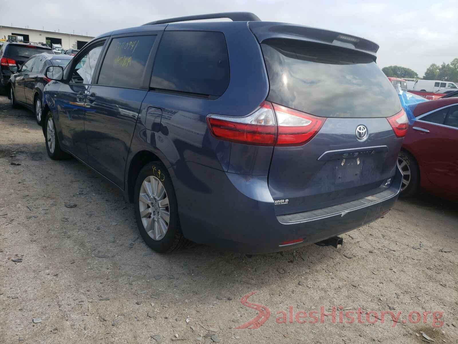 5TDJK3DC2GS139025 2016 TOYOTA SIENNA