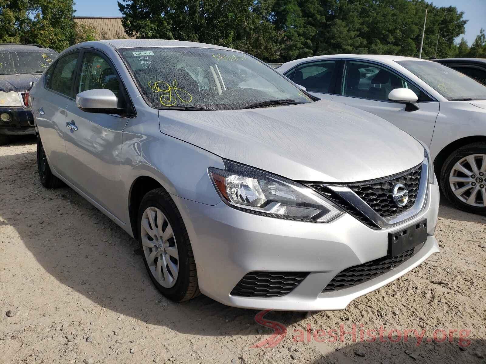 3N1AB7AP4KY307220 2019 NISSAN SENTRA