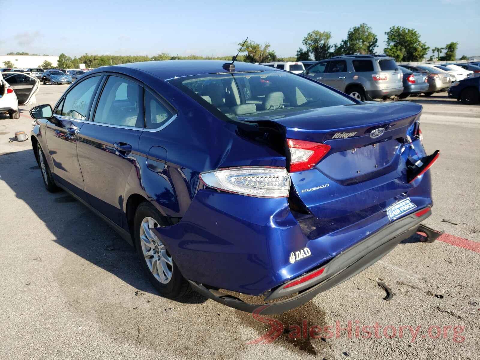 1FA6P0G78G5133312 2016 FORD FUSION