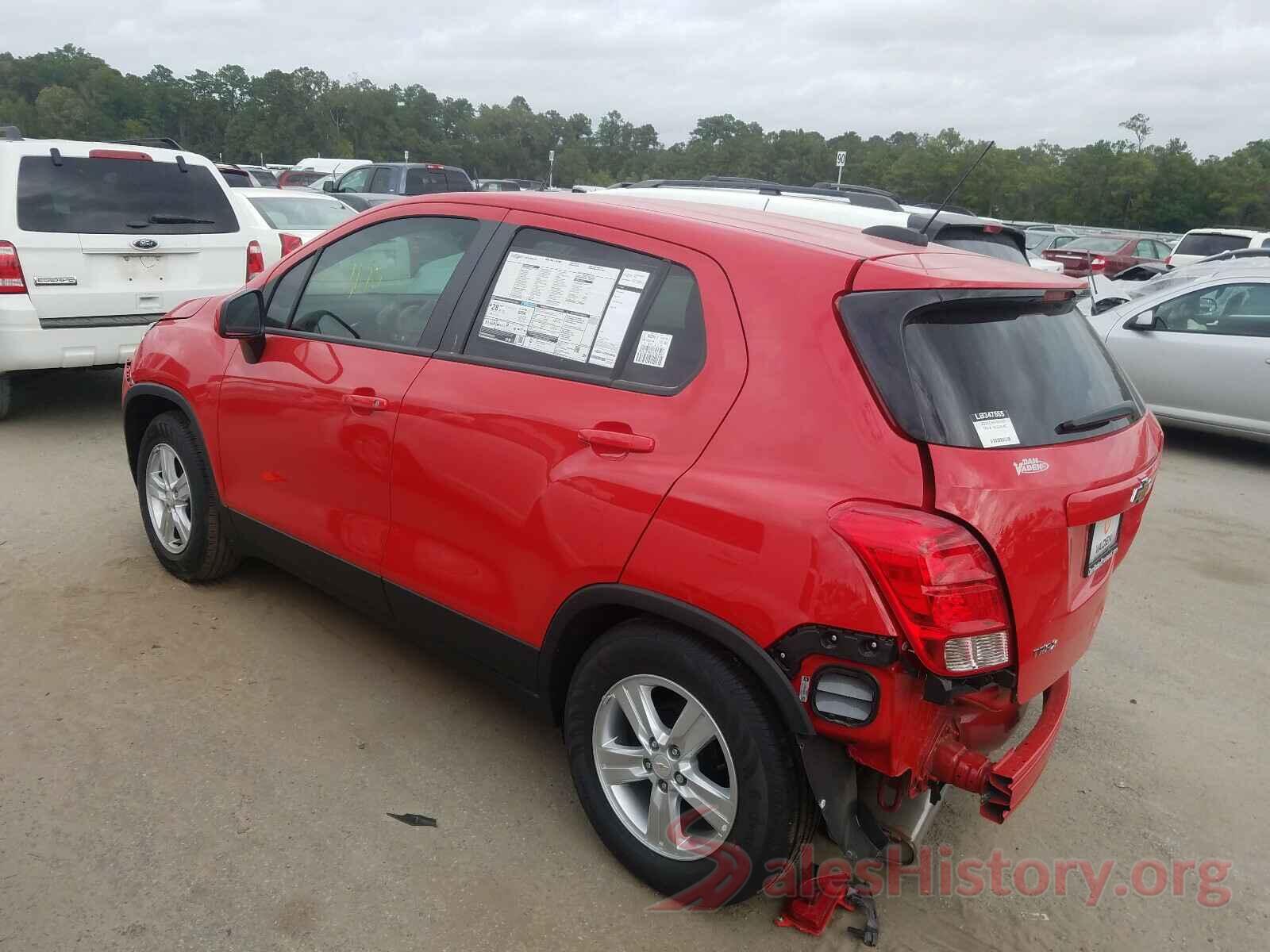 KL7CJKSB2LB347565 2020 CHEVROLET TRAX