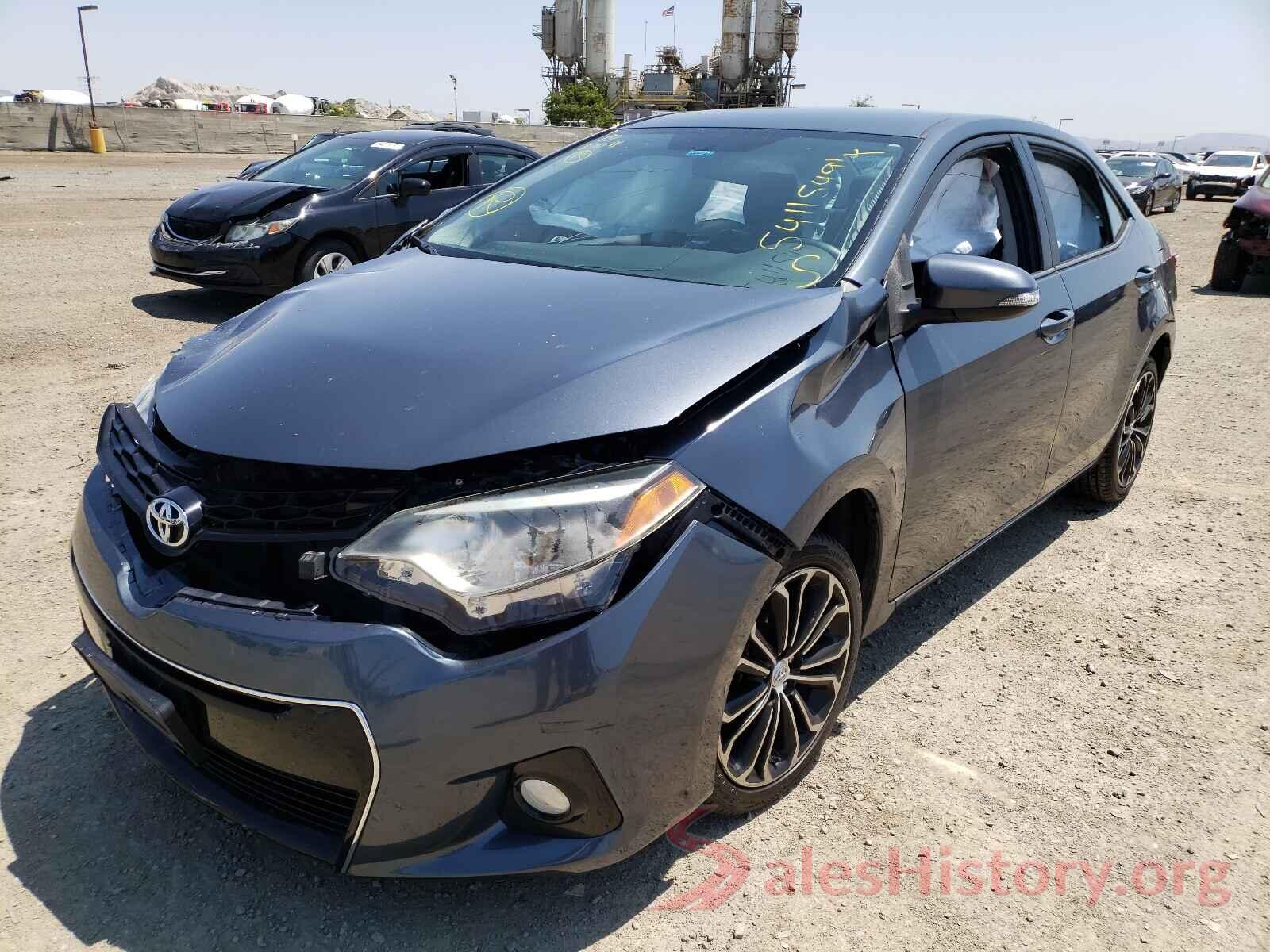 5YFBURHE6GP367230 2016 TOYOTA COROLLA