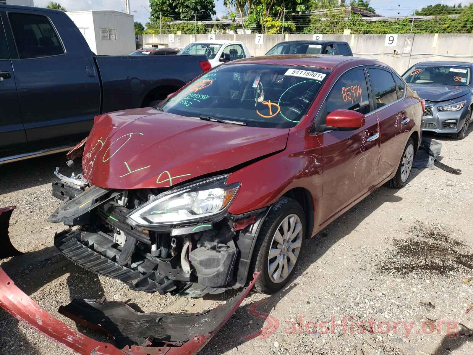 3N1AB7AP1GY232533 2016 NISSAN SENTRA