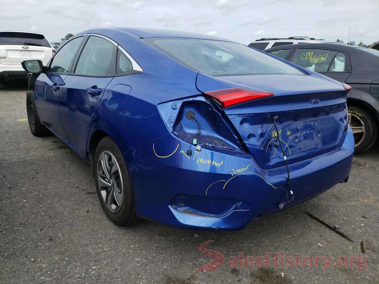 2HGFC2F61KH543589 2019 HONDA CIVIC