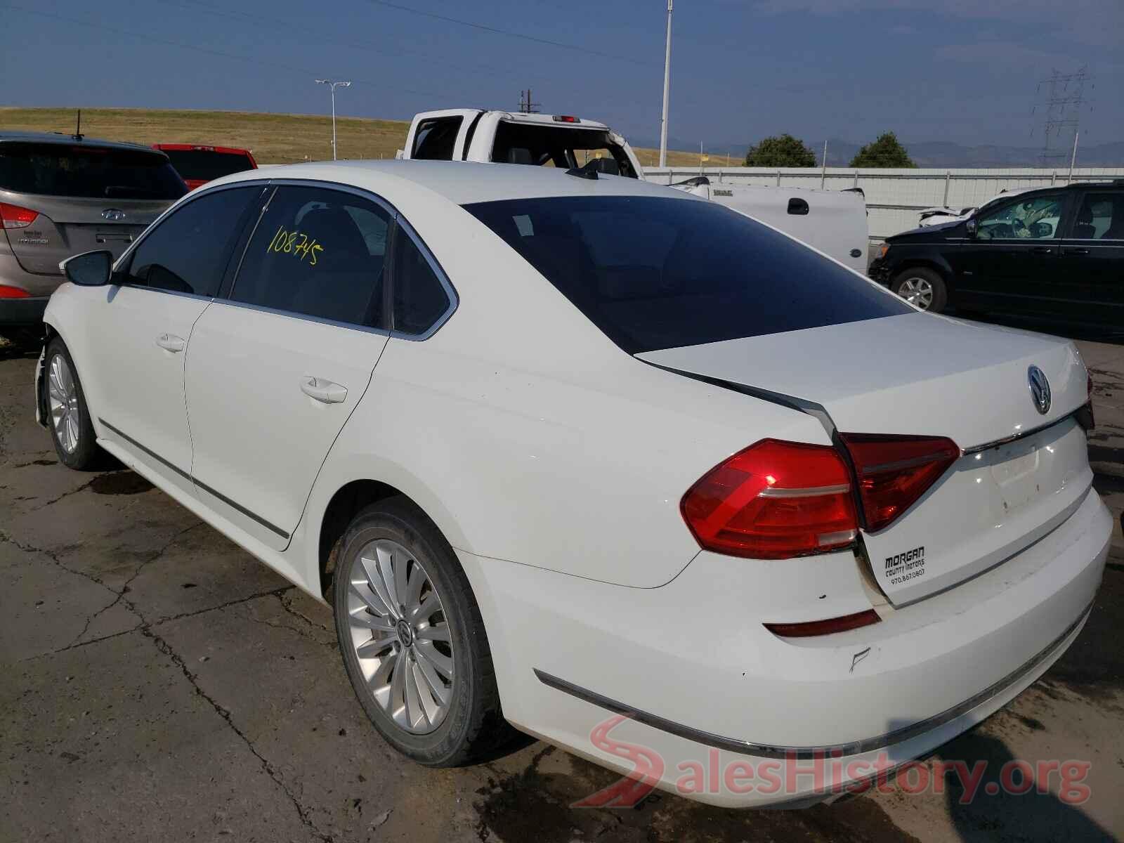 1VWBS7A38GC060392 2016 VOLKSWAGEN PASSAT