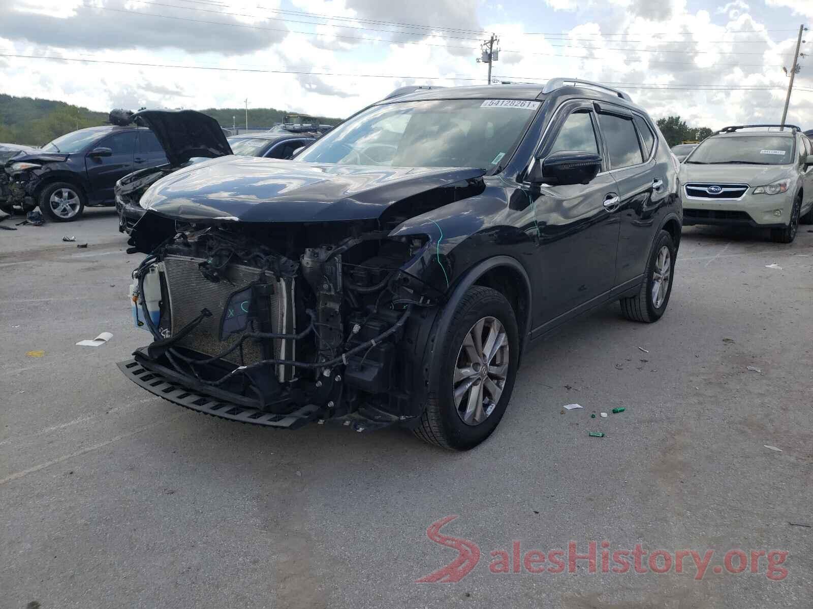 KNMAT2MV1GP691344 2016 NISSAN ROGUE