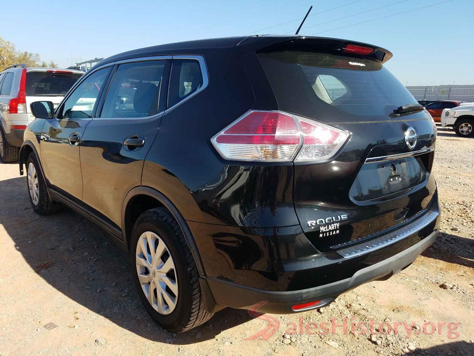 KNMAT2MT8GP664107 2016 NISSAN ROGUE