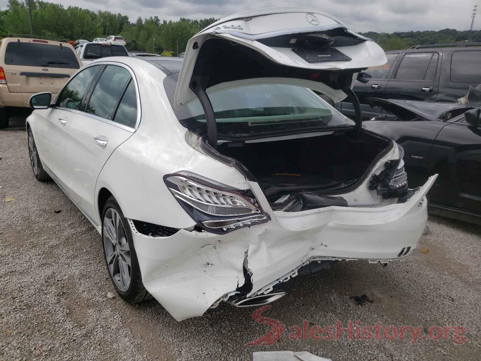 55SWF4JBXHU190563 2017 MERCEDES-BENZ C-CLASS