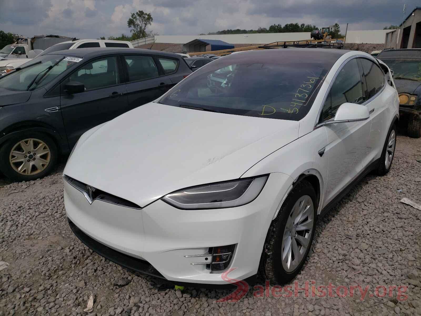 5YJXCBE40HF035910 2017 TESLA MODEL X