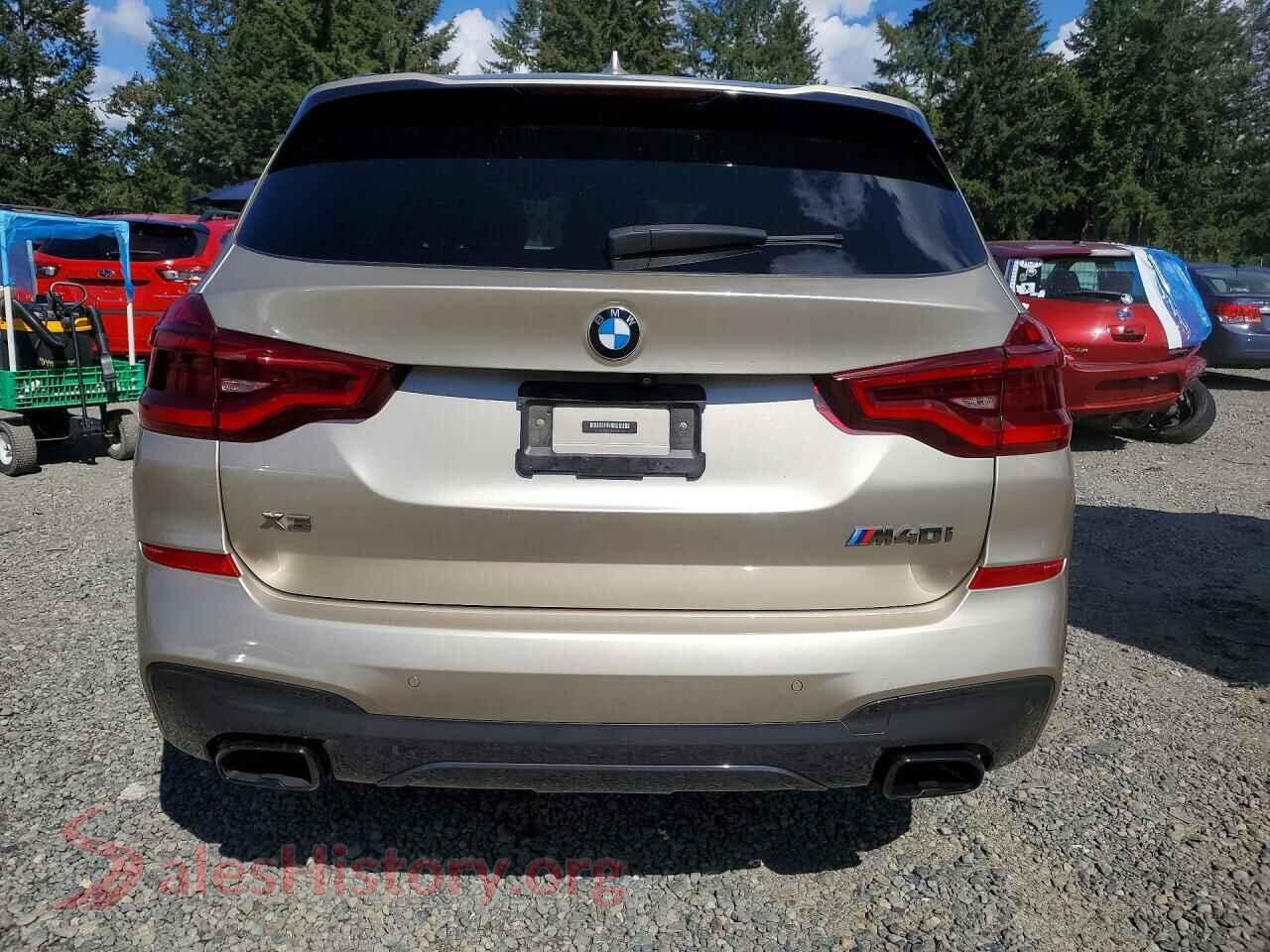 2019 BMW X3 VIN 5UXTS3C53KLR73499, left side view