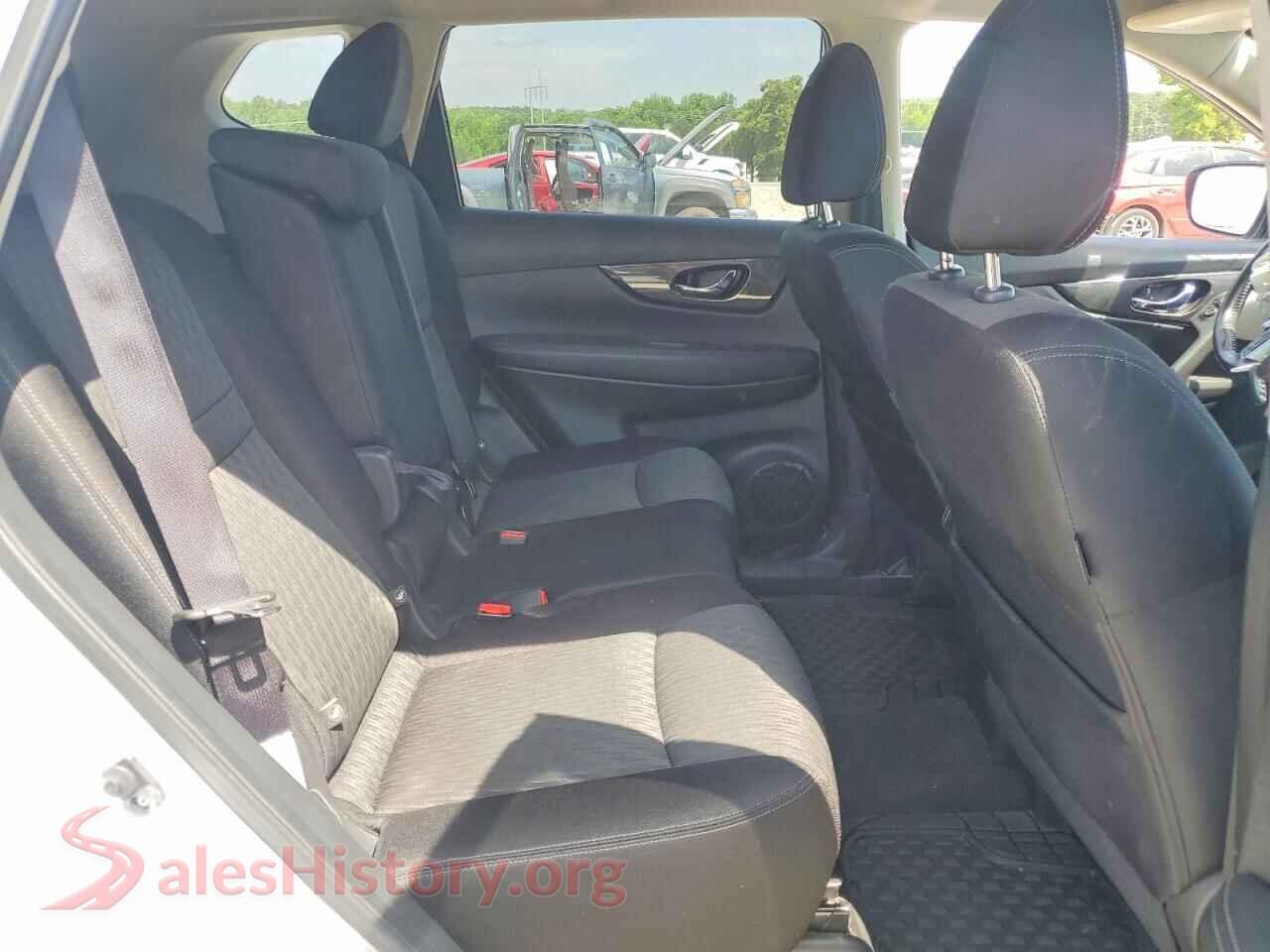 2017 NISSAN ROGUE VIN JN8AT2MVXHW278849, VIN plate