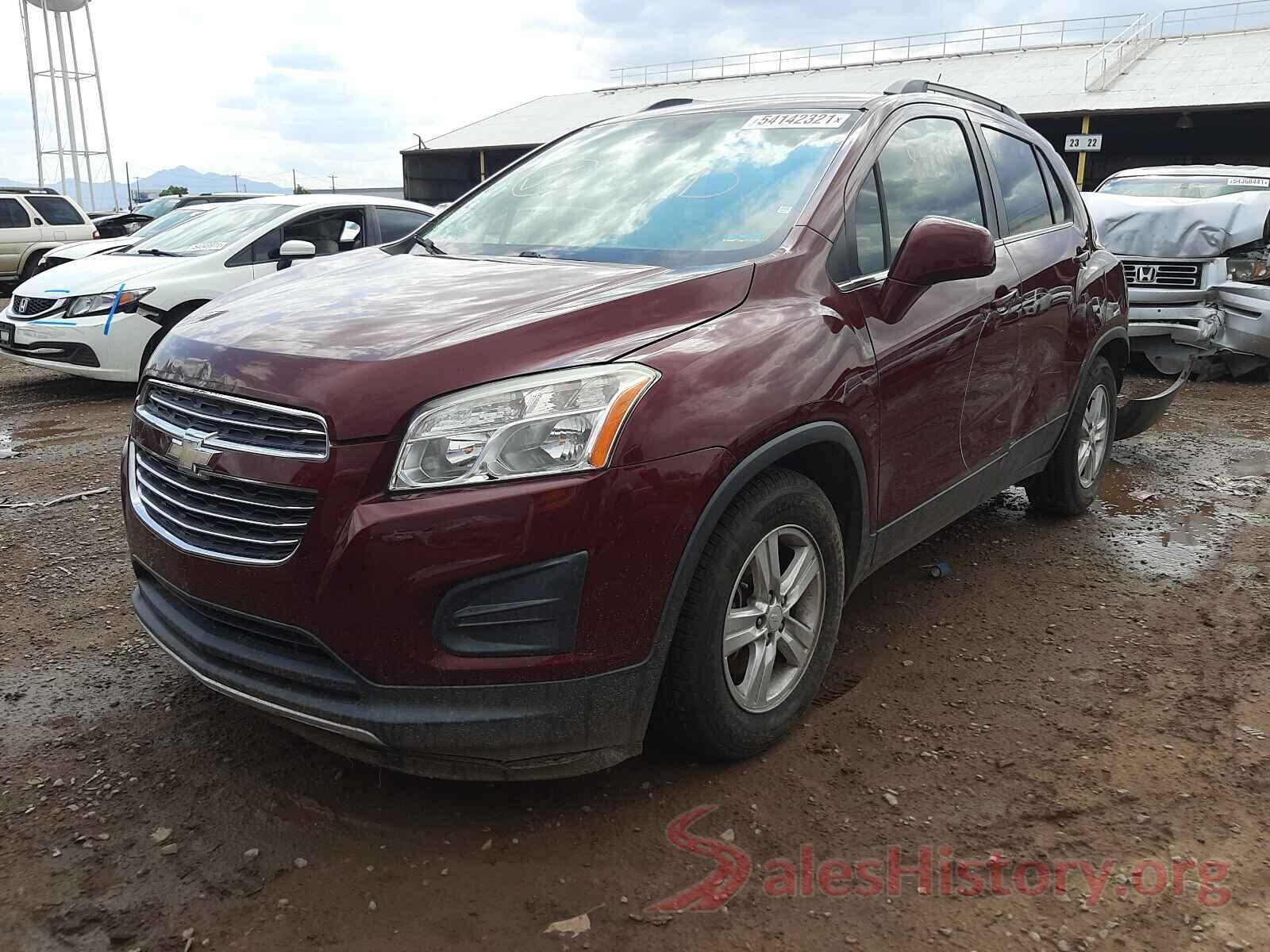 3GNCJLSB3GL135312 2016 CHEVROLET TRAX