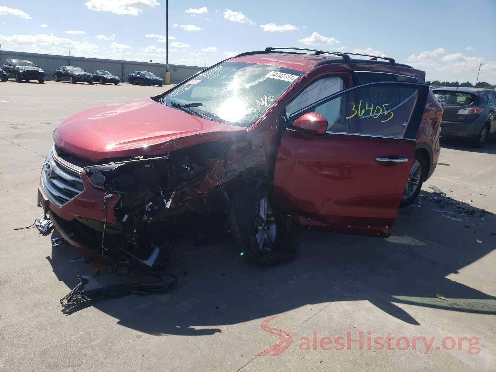 5XYZU3LB8HG491465 2017 HYUNDAI SANTA FE