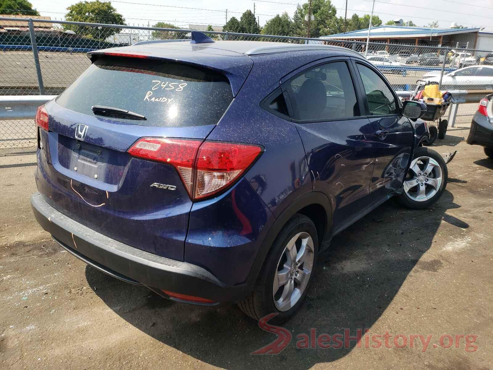 3CZRU6H70GM733764 2016 HONDA HR-V