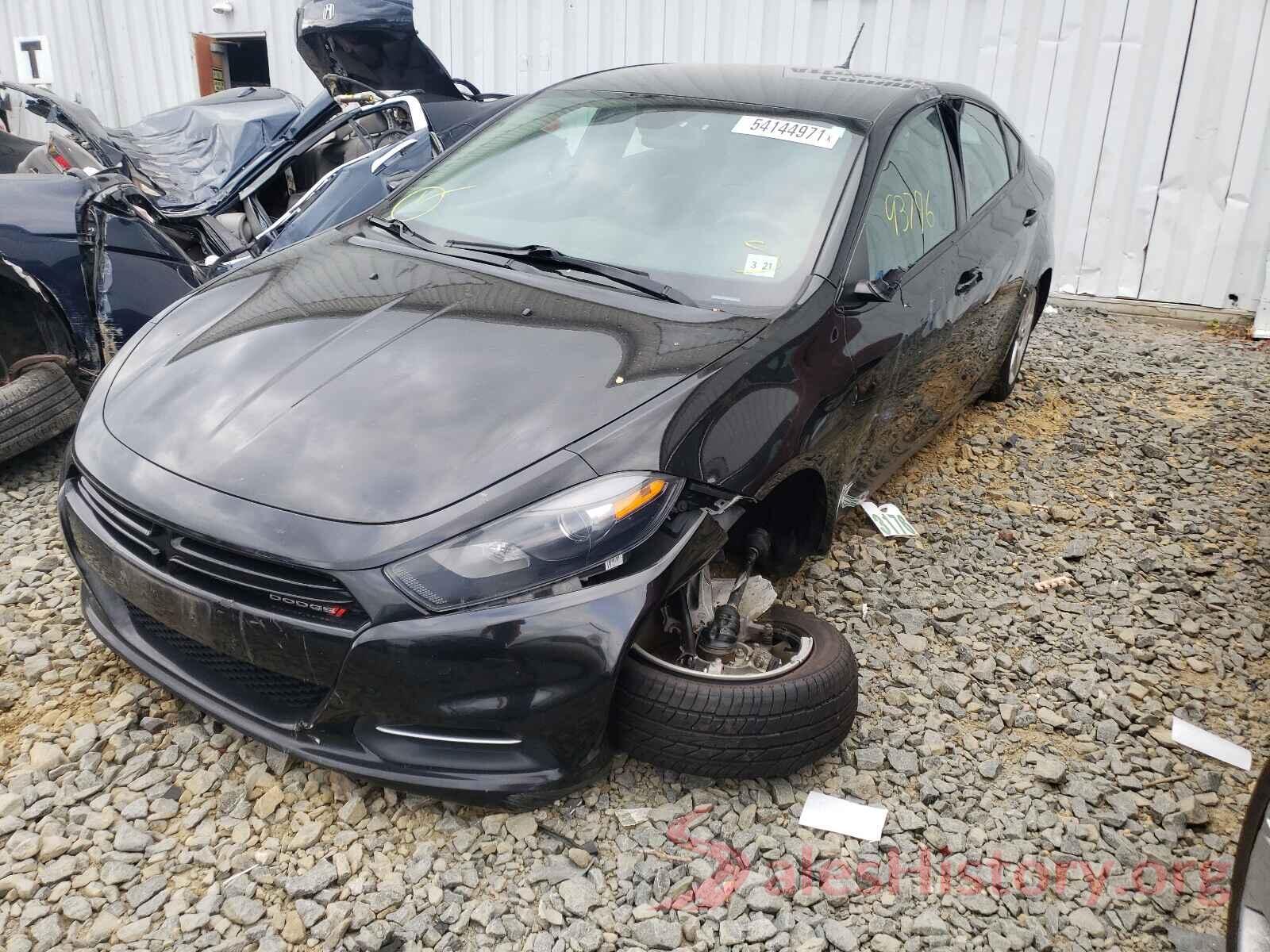 1C3CDFBB8GD529190 2016 DODGE DART