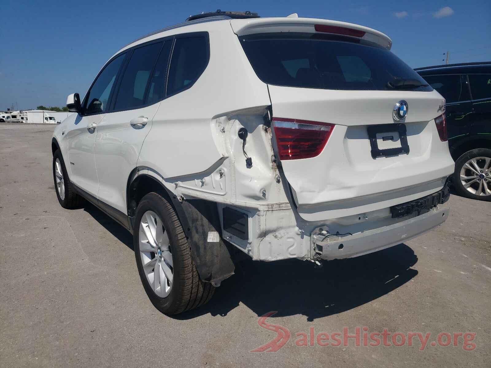 5UXWX9C53H0T08307 2017 BMW X3