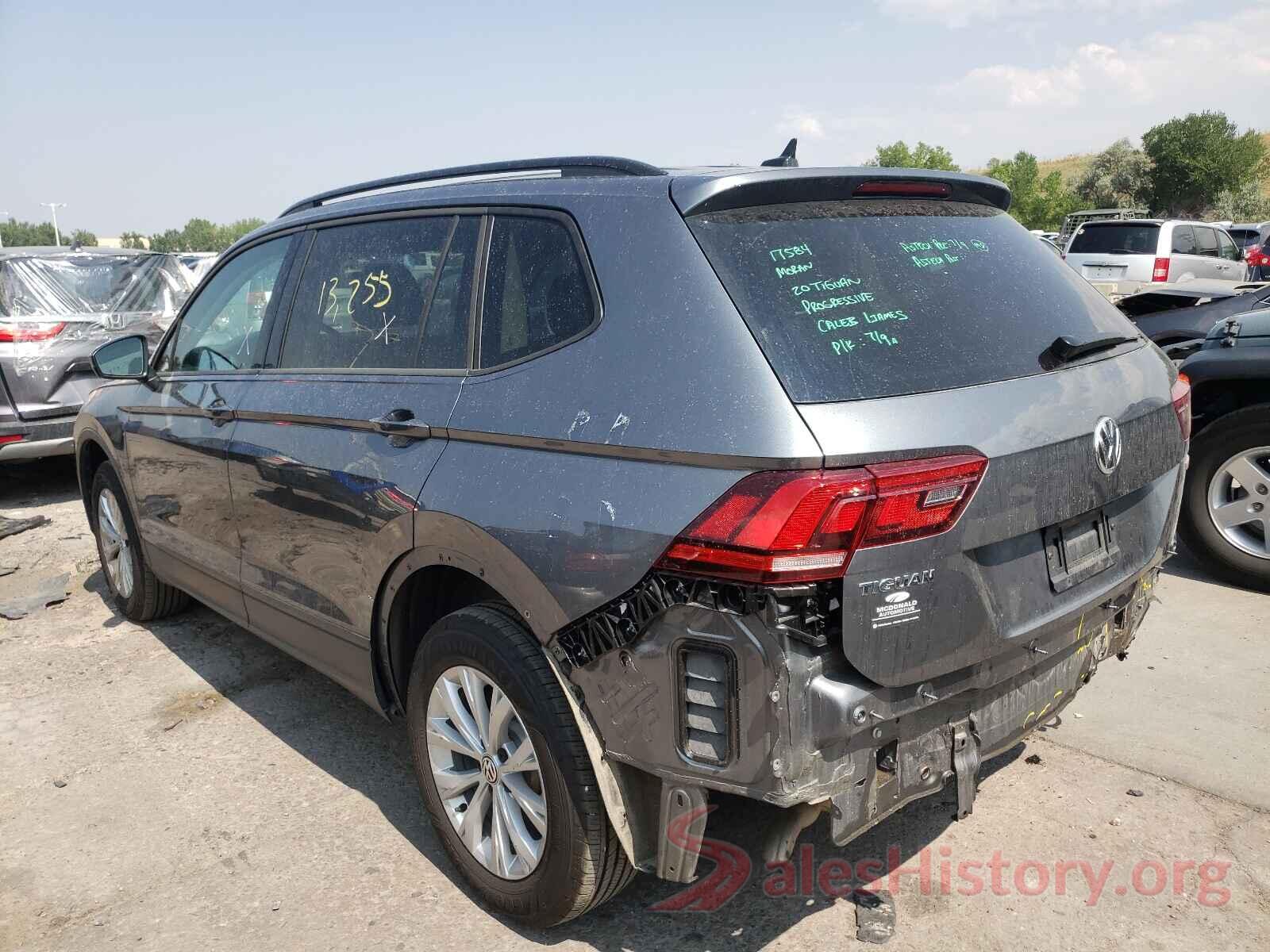 3VV0B7AX8LM176795 2020 VOLKSWAGEN TIGUAN