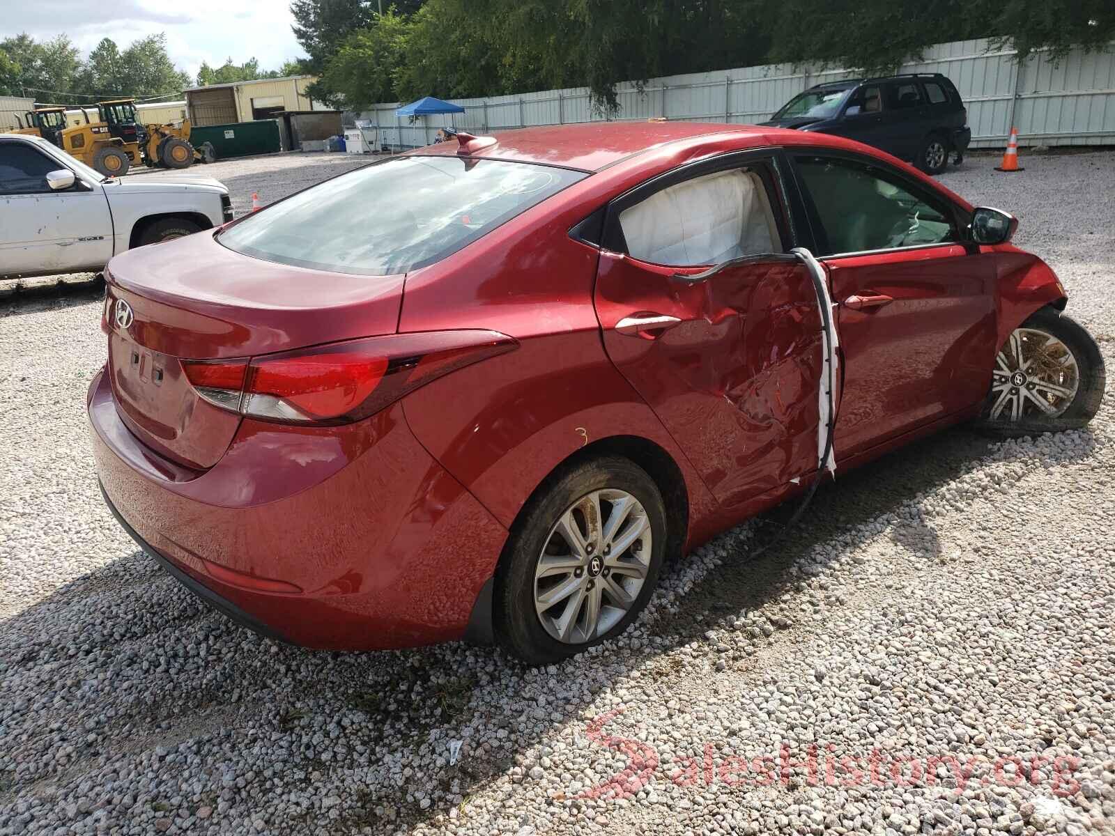 5NPDH4AE0GH715711 2016 HYUNDAI ELANTRA