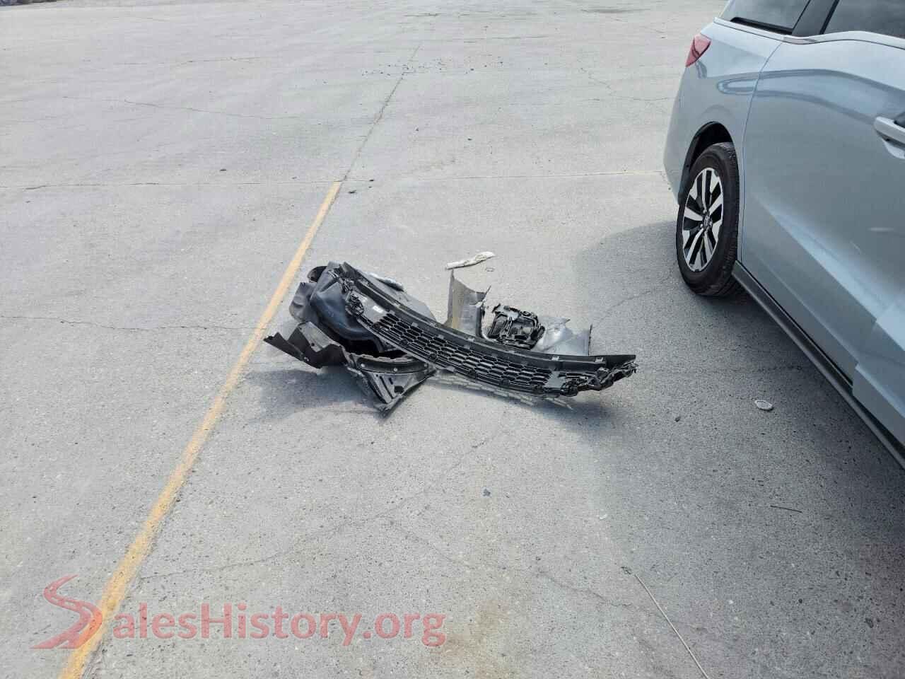 2025 HONDA ODYSSEY VIN 5FNRL6H60SB083587, trunk area