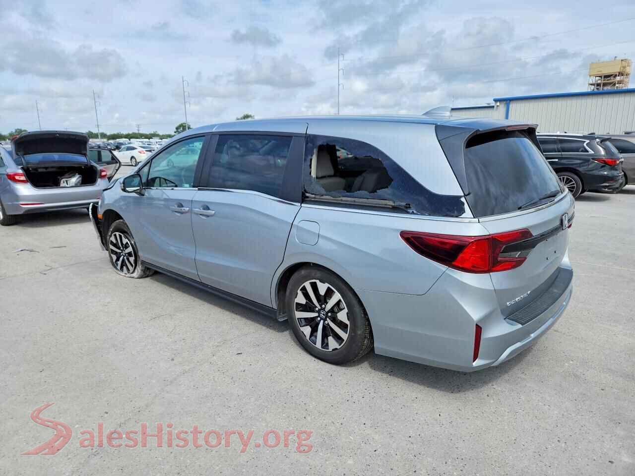 2025 HONDA ODYSSEY VIN 5FNRL6H60SB083587, front view