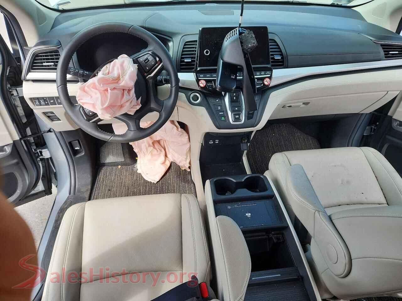 2025 HONDA ODYSSEY VIN 5FNRL6H60SB083587, interior dashboard