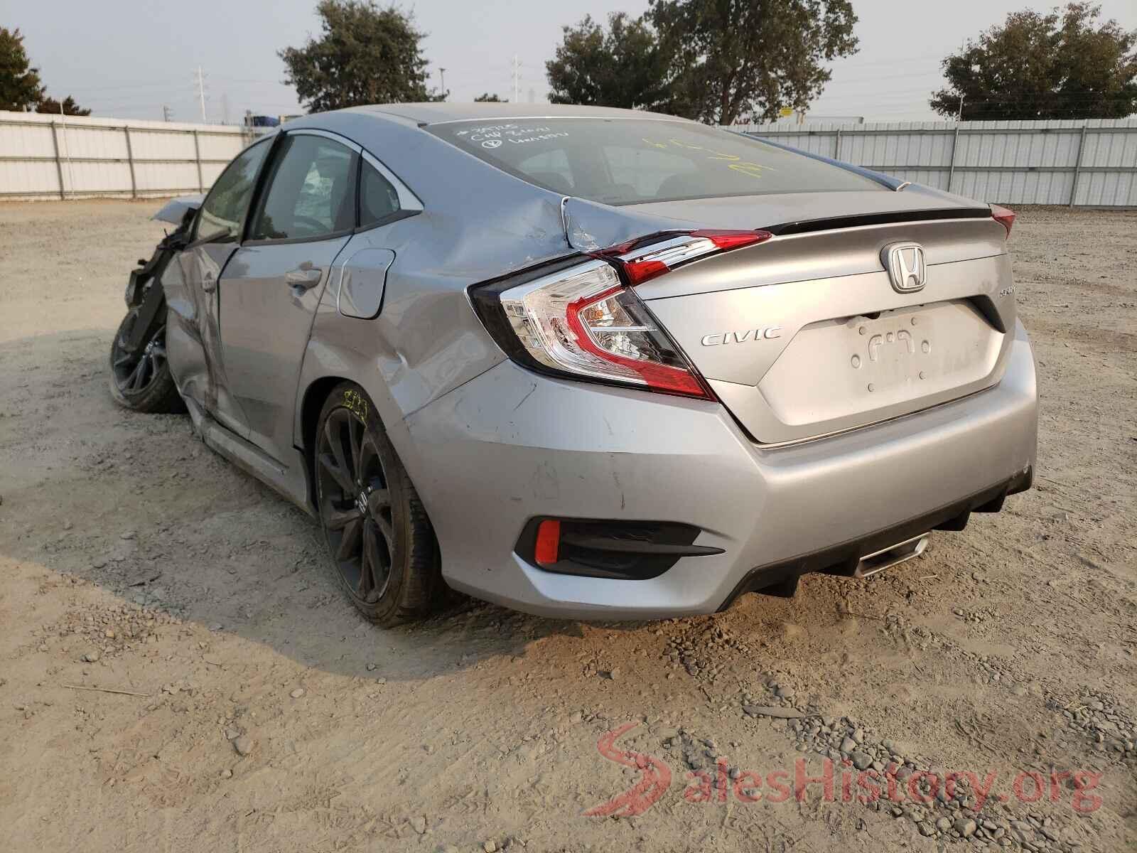 19XFC2F86KE201583 2019 HONDA CIVIC