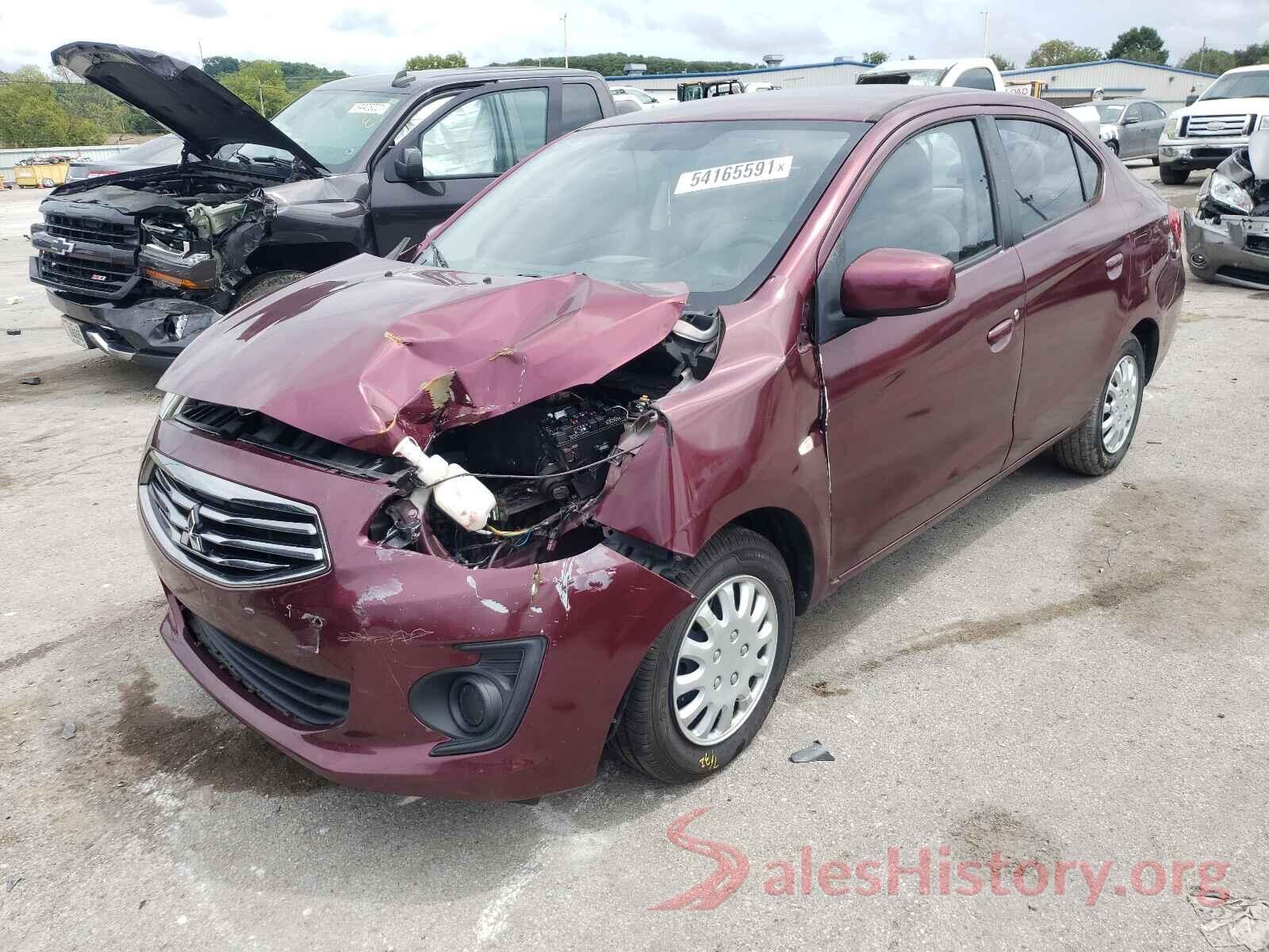 ML32F3FJ4HHF08788 2017 MITSUBISHI MIRAGE