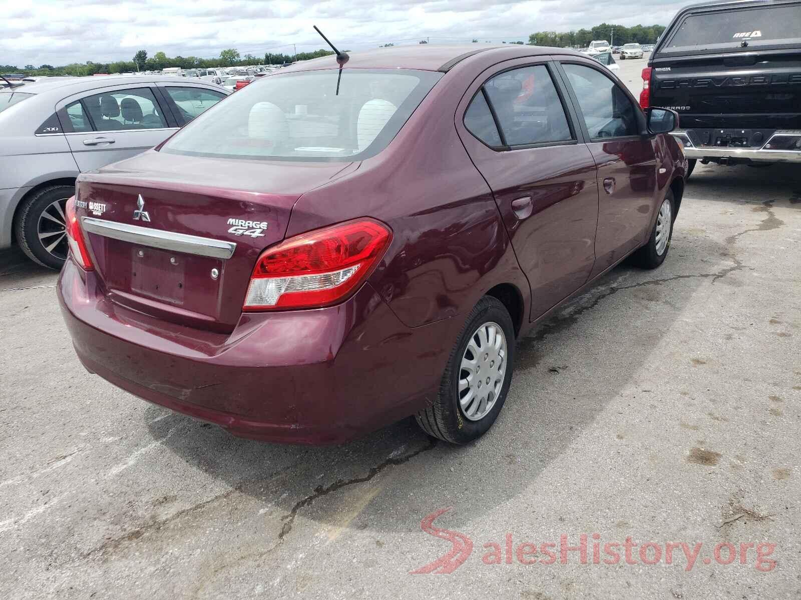 ML32F3FJ4HHF08788 2017 MITSUBISHI MIRAGE