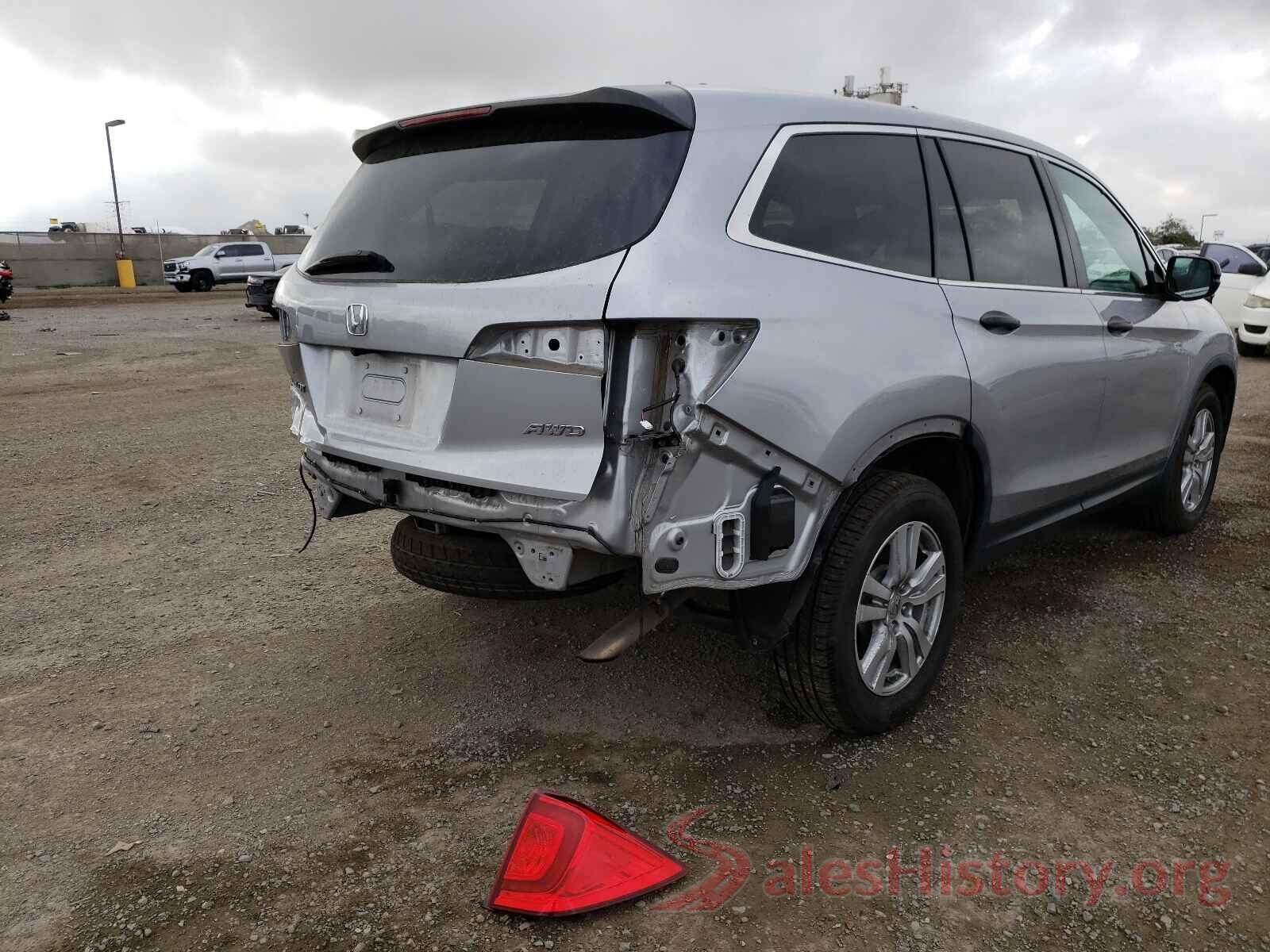 5FNYF6H1XGB111510 2016 HONDA PILOT