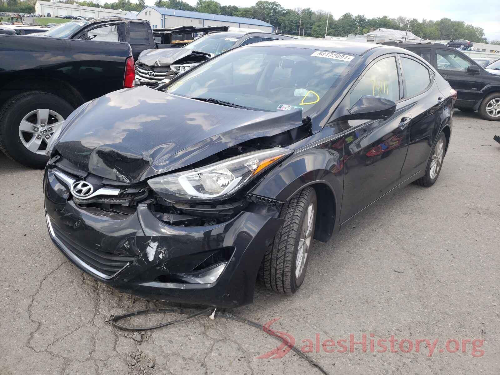 5NPDH4AE9GH702231 2016 HYUNDAI ELANTRA