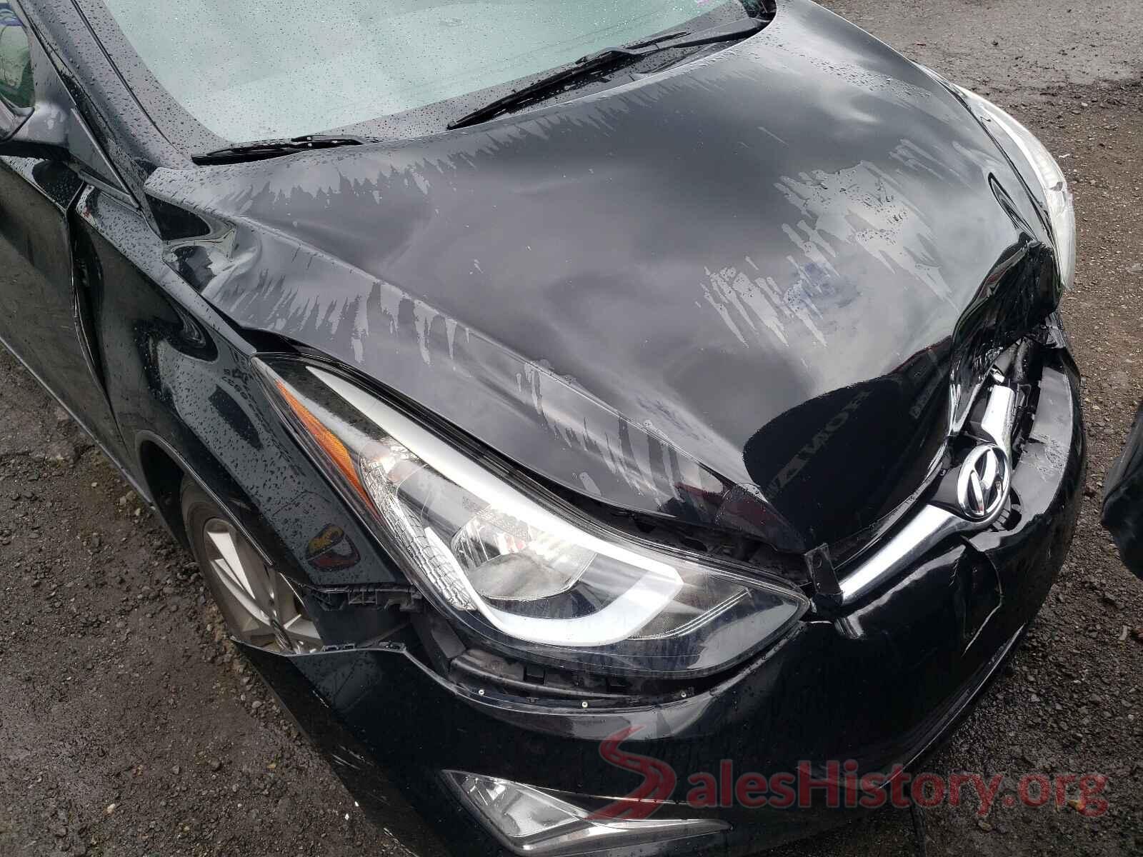 5NPDH4AE9GH702231 2016 HYUNDAI ELANTRA