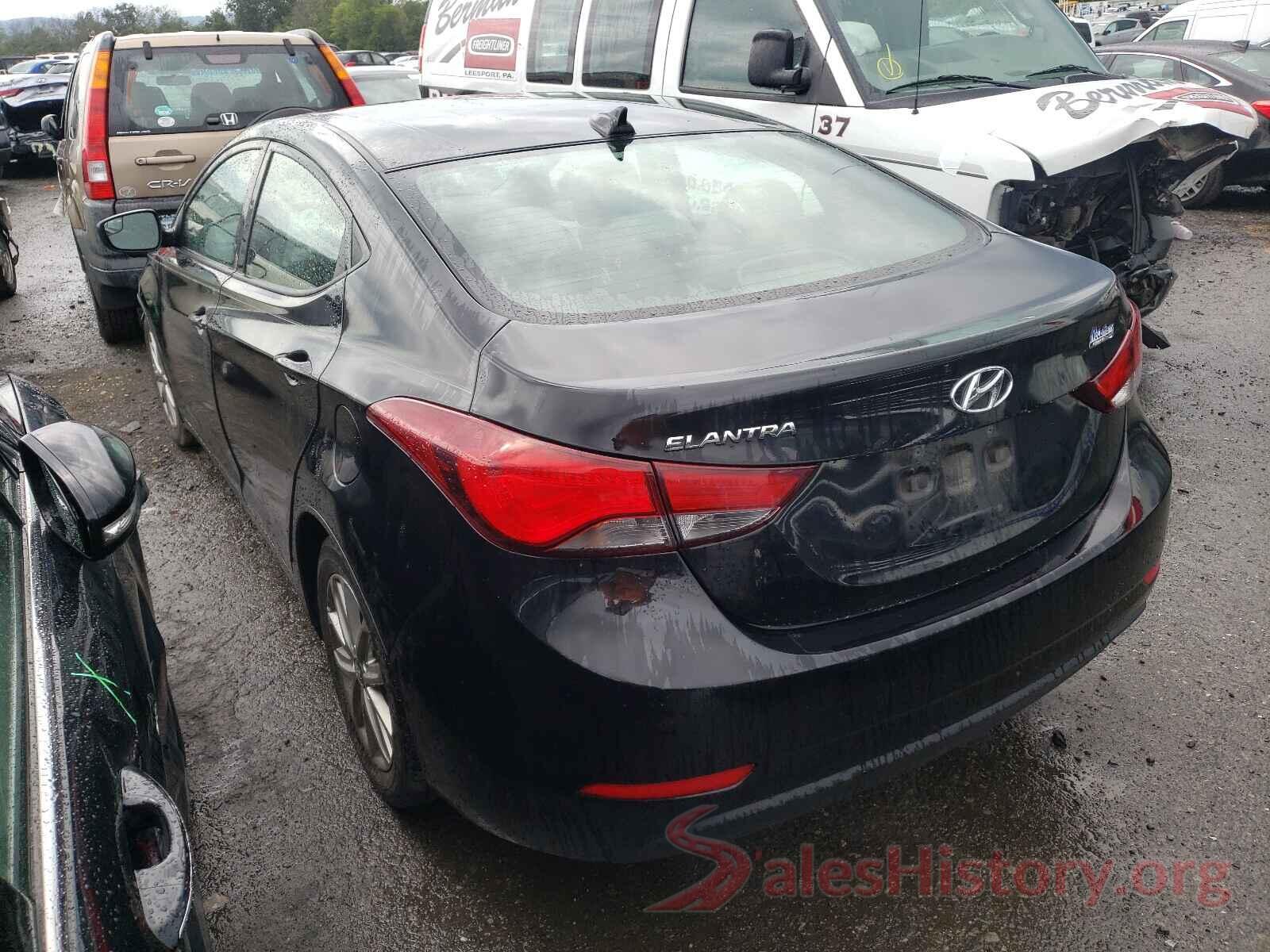 5NPDH4AE9GH702231 2016 HYUNDAI ELANTRA